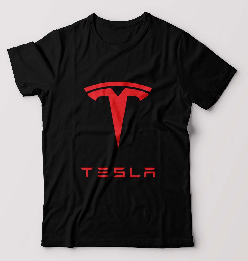 Tesla T-Shirt for Men-Black-Ektarfa.online