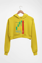 Load image into Gallery viewer, Share Market(Stock Market) Crop HOODIE FOR WOMEN-Mustard Yellow-Ektarfa.online
