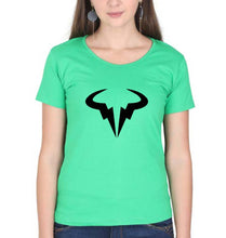 Load image into Gallery viewer, Rafael Nadal (RAFA) T-Shirt for Women-Flag Green-Ektarfa.online
