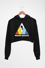 Load image into Gallery viewer, Imagine Dragons Crop HOODIE FOR WOMEN-Black-Ektarfa.online

