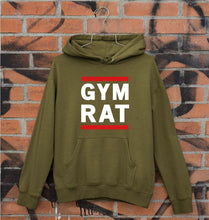 Load image into Gallery viewer, Gym Rat Unisex Hoodie for Men/Women-Olive Green-Ektarfa.online
