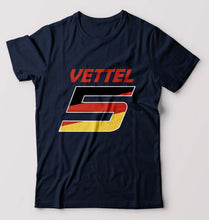 Load image into Gallery viewer, Sebastian Vettel F1 T-Shirt for Men-Navy Blue-Ektarfa.online
