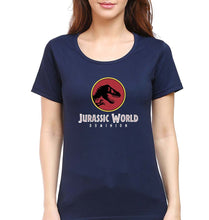 Load image into Gallery viewer, Jurassic World T-Shirt for Women-Navy Blue-Ektarfa.online
