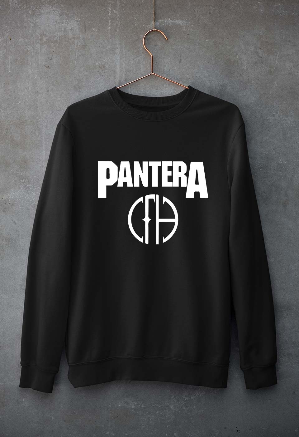 Pantera Unisex Sweatshirt for Men/Women-Black-Ektarfa.online
