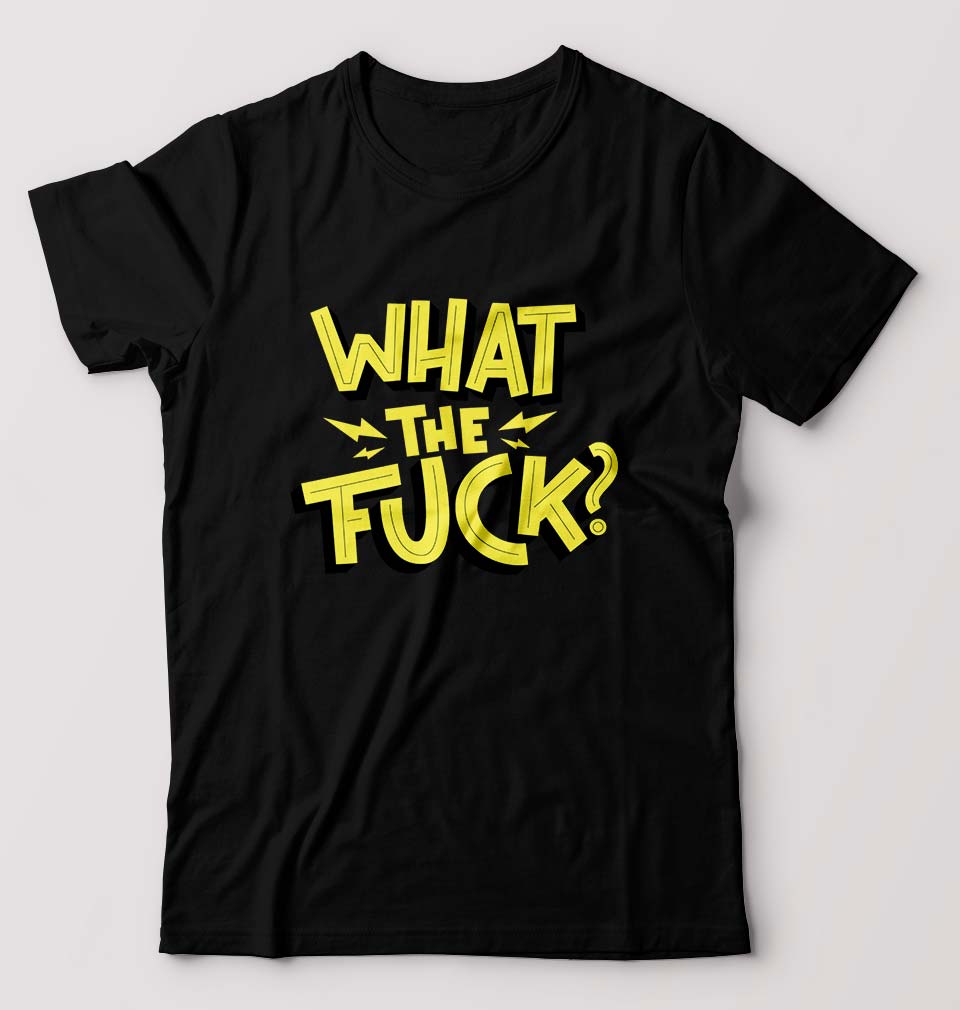 What The Fuck T-Shirt for Men-Black-Ektarfa.online