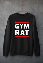 Load image into Gallery viewer, Gym Rat Unisex Sweatshirt for Men/Women-Black-Ektarfa.online
