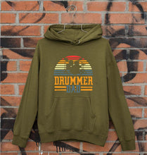 Load image into Gallery viewer, Drummer Dad Unisex Hoodie for Men/Women-Olive Green-Ektarfa.online
