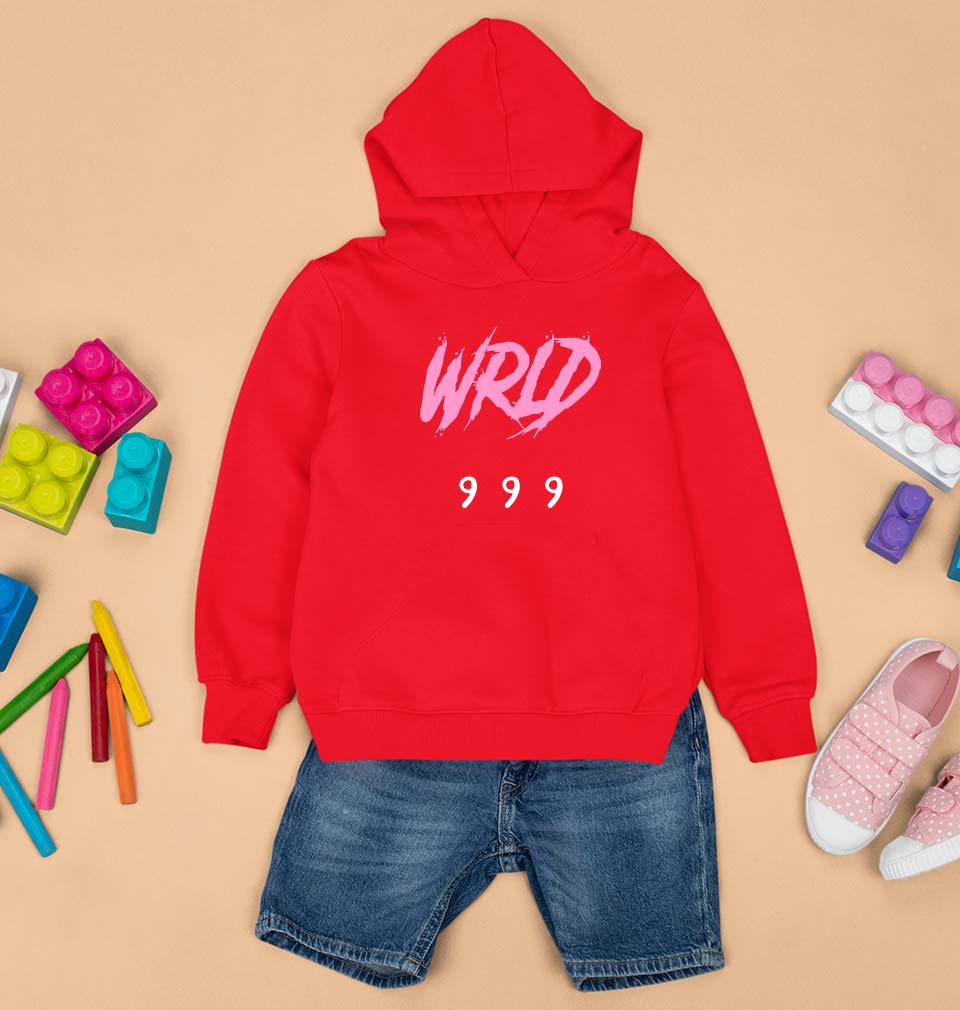 Juice WRLD 999 Kids Hoodie for Boy/Girl-0-1 Year(22 Inches)-Red-Ektarfa.online
