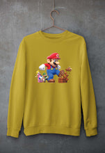 Load image into Gallery viewer, Mario Unisex Sweatshirt for Men/Women-Mustard Yellow-Ektarfa.online

