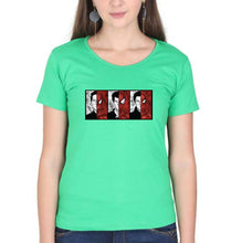 Load image into Gallery viewer, Spiderman Superhero T-Shirt for Women-Flag Green-Ektarfa.online
