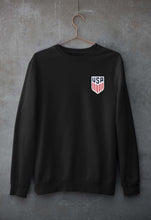 Load image into Gallery viewer, USA Football Unisex Sweatshirt for Men/Women-Black-Ektarfa.online
