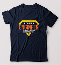 Load image into Gallery viewer, Engineer T-Shirt for Men-Navy Blue-Ektarfa.online
