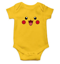 Load image into Gallery viewer, Pikachu Kids Romper For Baby Boy/Girl-0-5 Months(18 Inches)-Yellow-Ektarfa.online
