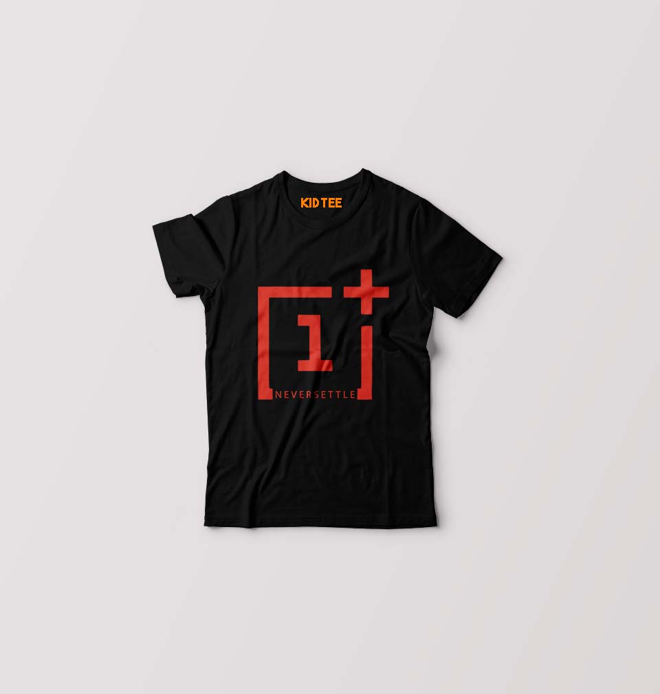 OnePlus Kids T-Shirt for Boy/Girl-Black-Ektarfa.online