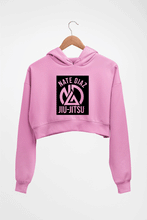 Load image into Gallery viewer, Nate Diaz UFC Crop HOODIE FOR WOMEN-Light Baby Pink-Ektarfa.online
