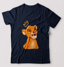 Load image into Gallery viewer, Lion King Simba T-Shirt for Men-Navy Blue-Ektarfa.online
