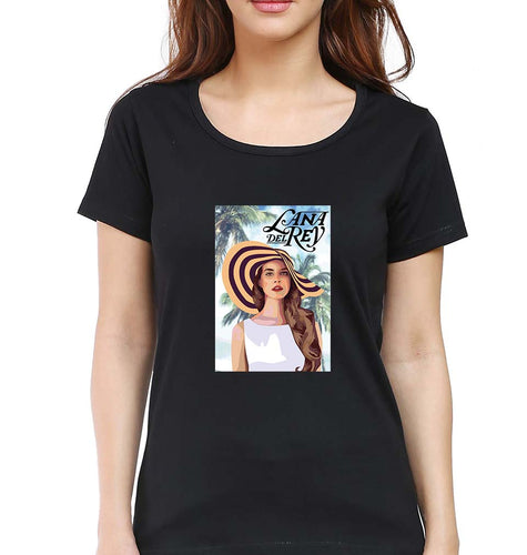 Lana Del Rey T-Shirt for Women-Black-Ektarfa.online