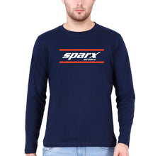 Load image into Gallery viewer, Sparx Full Sleeves T-Shirt for Men-Navy Blue-Ektarfa.online
