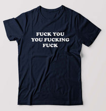 Load image into Gallery viewer, Funny Fuck T-Shirt for Men-Navy Blue-Ektarfa.online
