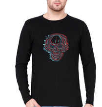 Load image into Gallery viewer, Skull Full Sleeves T-Shirt for Men-Black-Ektarfa.online
