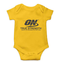 Load image into Gallery viewer, optimum nutrition Kids Romper For Baby Boy/Girl-0-5 Months(18 Inches)-Yellow-Ektarfa.online
