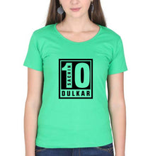 Load image into Gallery viewer, Sachin Tendulkar T-Shirt for Women-Flag Green-Ektarfa.online
