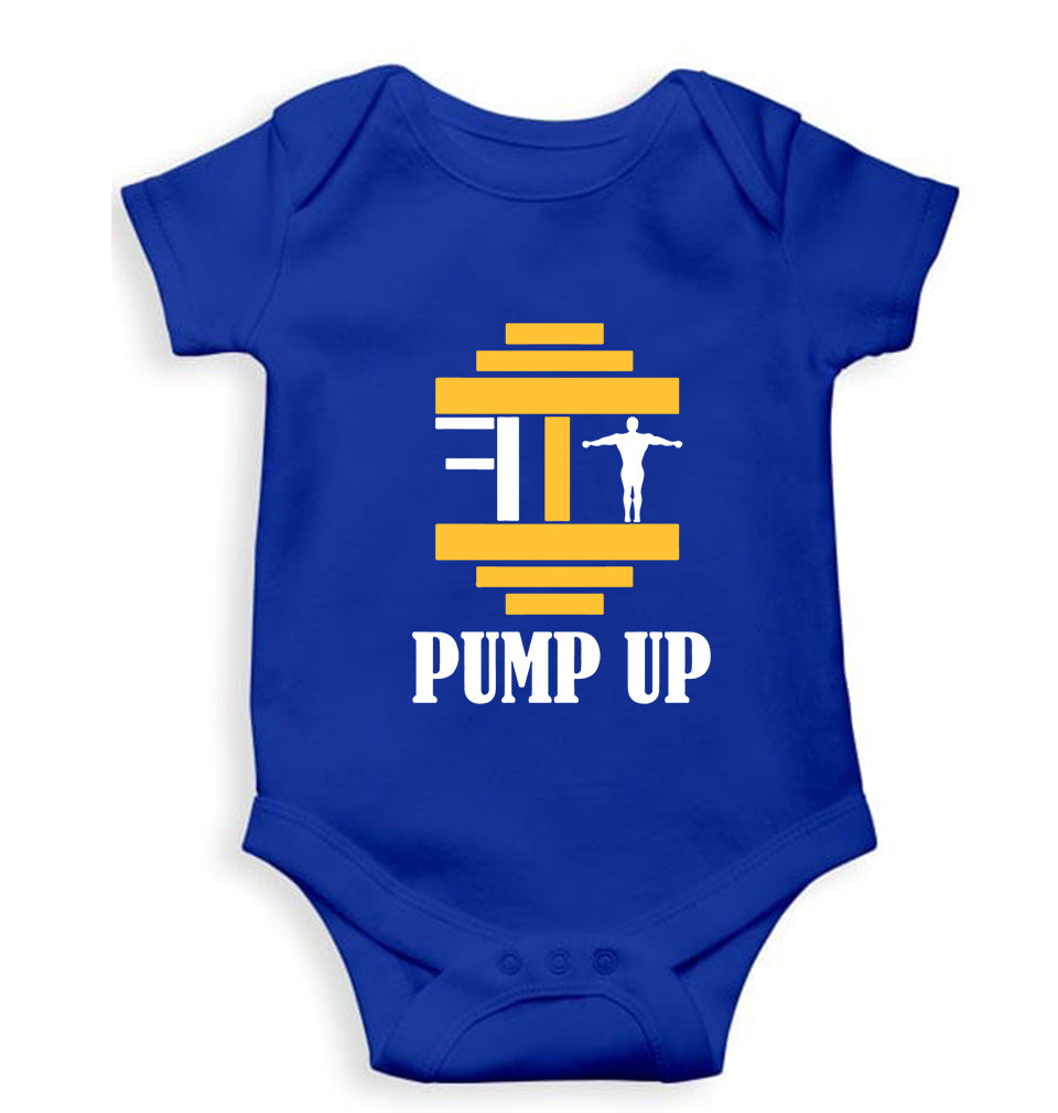 Fit Gym Kids Romper For Baby Boy/Girl-Royal Blue-Ektarfa.online