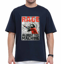 Load image into Gallery viewer, Rage Against The Machine Oversized T-Shirt for Men-Navy Blue-Ektarfa.online
