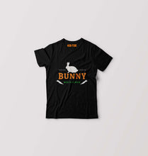 Load image into Gallery viewer, Rabbit Bunny Kids T-Shirt for Boy/Girl-Black-Ektarfa.online
