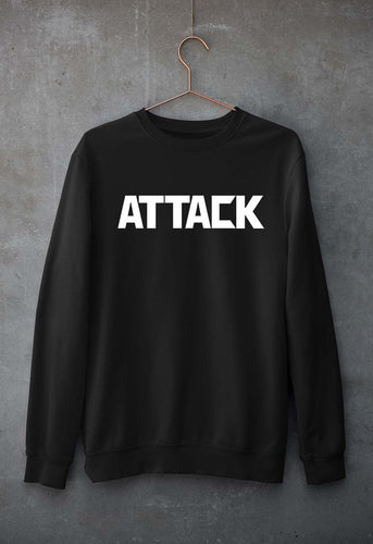 Attack Unisex Sweatshirt for Men/Women-Black-Ektarfa.online