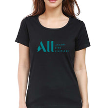 Load image into Gallery viewer, ACCOR LIVE LIMITLESS (ALL) T-Shirt for Women-Black-Ektarfa.online
