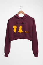 Load image into Gallery viewer, Gym Funny Crop HOODIE FOR WOMEN-Maroon-Ektarfa.online
