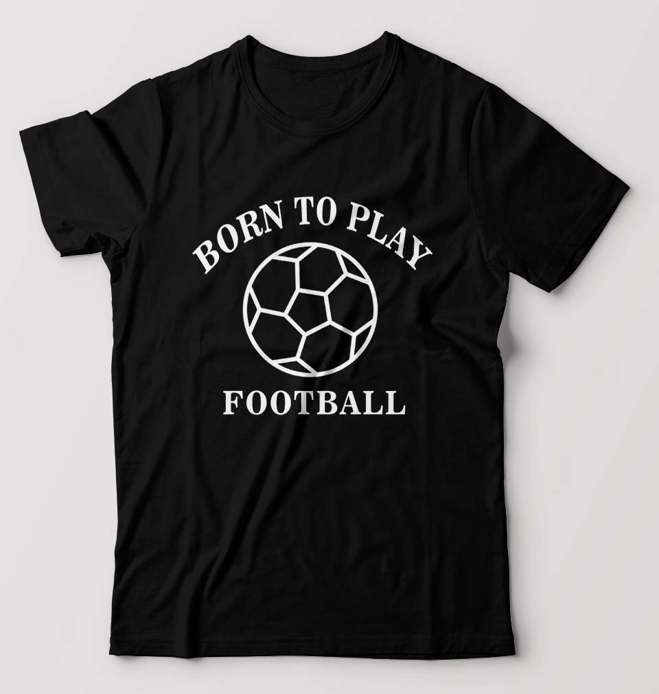 Play Football T-Shirt for Men-Black-Ektarfa.online