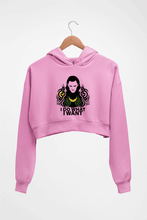 Load image into Gallery viewer, Loki Crop HOODIE FOR WOMEN-Light Baby Pink-Ektarfa.online
