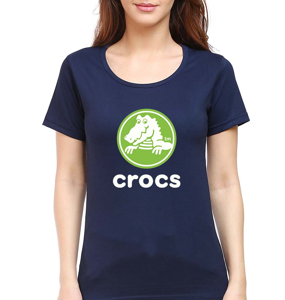 Crocs T-Shirt for Women-Navy Blue-Ektarfa.online