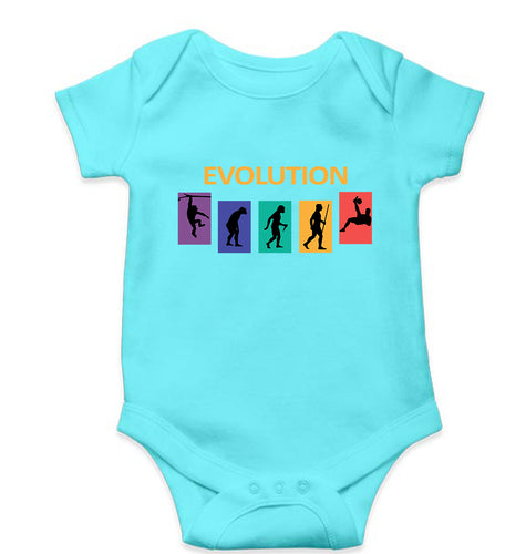Evolution Football Kids Romper For Baby Boy/Girl-Sky Blue-Ektarfa.online