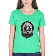 Load image into Gallery viewer, Moon Knight T-Shirt for Women-Flag Green-Ektarfa.online
