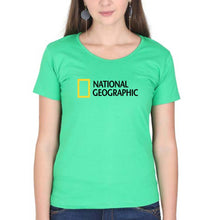 Load image into Gallery viewer, National geographic T-Shirt for Women-Flag Green-Ektarfa.online
