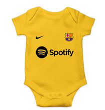 Load image into Gallery viewer, Barcelona 2022-23 Kids Romper For Baby Boy/Girl-0-5 Months(18 Inches)-Yellow-Ektarfa.online
