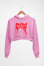 Load image into Gallery viewer, XXXtentacion Revenge Crop HOODIE FOR WOMEN-Light Baby Pink-Ektarfa.online
