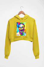 Load image into Gallery viewer, Rafael Nadal (RAFA) Crop HOODIE FOR WOMEN-Mustard Yellow-Ektarfa.online
