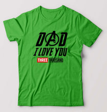 Load image into Gallery viewer, Dad I Love You 3000 T-Shirt for Men-flag green-Ektarfa.online
