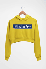 Load image into Gallery viewer, Winston Crop HOODIE FOR WOMEN-Mustard Yellow-Ektarfa.online
