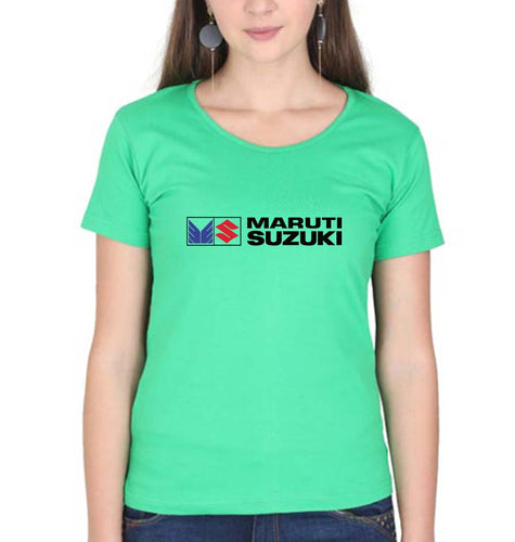 Maruti-Suzuki T-Shirt for Women-Flag Green-Ektarfa.online