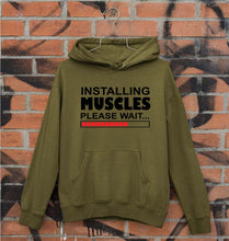 Load image into Gallery viewer, Gym Unisex Hoodie for Men/Women-Olive Green-Ektarfa.online
