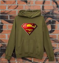 Load image into Gallery viewer, Superman Superhero Unisex Hoodie for Men/Women-Olive Green-Ektarfa.online

