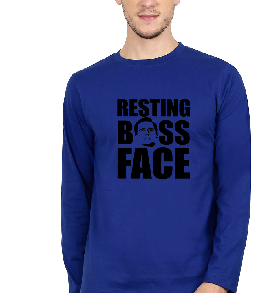 Michael Scott Full Sleeves T-Shirt for Men-Royal Blue-Ektarfa.online