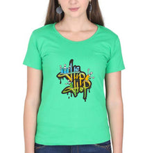 Load image into Gallery viewer, Hip Hop T-Shirt for Women-Flag Green-Ektarfa.online
