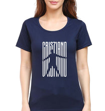 Load image into Gallery viewer, Cristiano Ronaldo CR7 T-Shirt for Women-Navy Blue-Ektarfa.online
