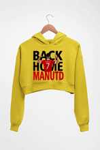 Load image into Gallery viewer, Cristiano Ronaldo CR7 Crop HOODIE FOR WOMEN-Mustard yellow-Ektarfa.online
